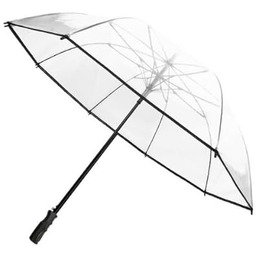 SMATI Duży przezroczysty parasol golfowy - Solidny; Średnica