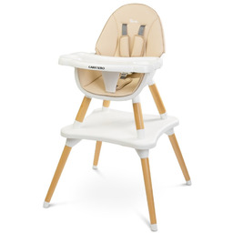Caretero, Krzesełko do karmienia, Tuva, Beige