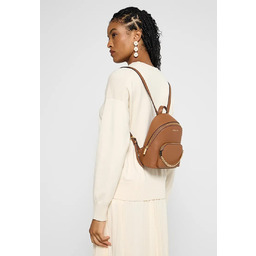 MICHAEL KORS plecak damski brązowy mały miejski wizytowy