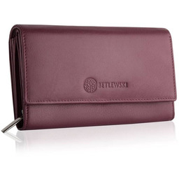 Portfel damski BETLEWSKI BPD-SS-12 różowy