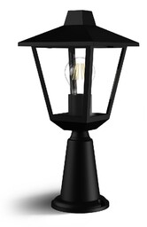 Philips Kinno zewnętrzna oprawa słupkowa czarny, 38,5 cm,