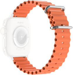 Pasek Rubicon typu Ocean Band 22 mm pomarańczowy