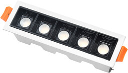 Lampa liniowa LED wpuszczana podtynkowa 10W 3000K biała
