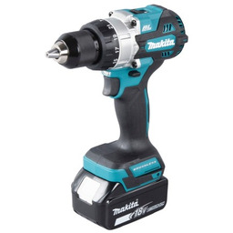 MAKITA Akumulatorowa wiertarko-wkrętarka udarowa LXT DHP486RTJ 18V 130/65Nm
