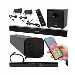 Zestaw Kina Domowego Głośnik Soundbar Subwoofer Bluetooth 120W