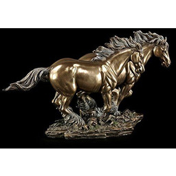 WYJĄTKOWA RZEŹBA - KONIE W GALOPIE- VERONESE (WU75251A4)