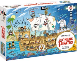 Maxi puzzle Les Chiens Pirates (200 pièces)