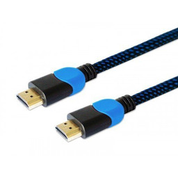 Savio Kabel HDMI 2.0 niebiesko-czarny 3m, GCL-05