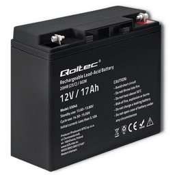 QOLTEC Akumulator 53046 17Ah 12V