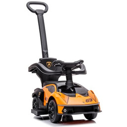 SUN BABY Jeździk Lamborghini Essenza SCV12 Pomarańczowy rączka