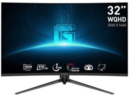 Monitor MSI 31,5" G32CQ5P VA WQHD 170Hz 2xHDMI