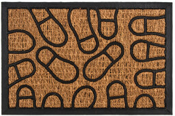 Trade Concept Wycieraczka kokosowa Ślady, 40 x 60