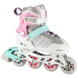 NILS EXTREME NH18192 4w1 RÓŻOWY ROZM.M(34-38) ŁYŻWOROLKI