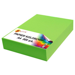 Papier kolorowy A4 80g zielony trawiasty 2429-100 2429-500,