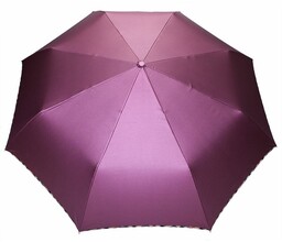 Automatyczna metaliczna parasolka damska marki Parasol, fioletowa