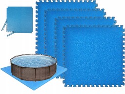 Puzzle Mata Ochronna Pod Basen Pianka 100x100x1cm Zestaw