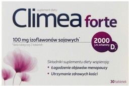 CLIMEA FORTE Tabletki łagodzące objawy menopauzy suplement diety