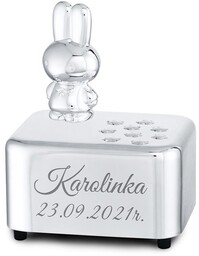 Pozytywka Królik Miffy Na Chrzest Roczek Grawer