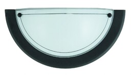 RABALUX 5163 Kinkiet Ufo czarny/klosz opal