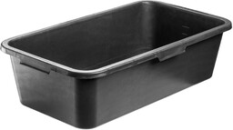 Kastra budowlana prostokątna Isna 40L, czarna