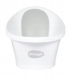 Shnuggle Wanienka dla Niemowlaka z Odpływem Baby White