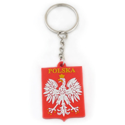 Brelok gumowy godło Polska