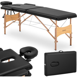 Stół łóżko do masażu składane szerokie z drewnianym