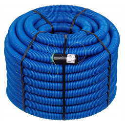 Rura karbowana peszel niebieska do ziemi z pilotem