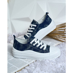 Royalfashion Damskie trampki a''la jeansowe Trickette-39