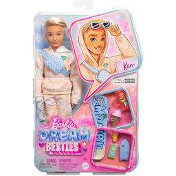 Barbie, Dream Besties Ken, Lalka i akcesoria Zestaw