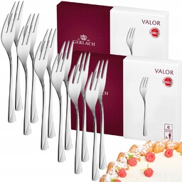 Gerlach Komplet Zestaw 12x Widelczyków Do Ciasta Tortu