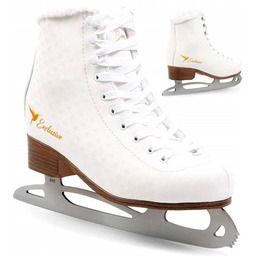 LYZWY FIGUROWE OCIEPLANE BIAŁE EXCLUSIVE SMJ