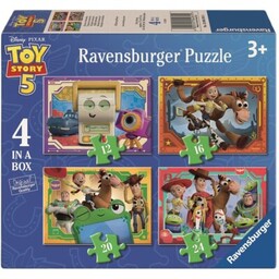RAVENSBURGER Puzzle Toy Story 4w1 (72 elementy)
