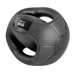 Piłka lekarska z uchwytami inSPORTline Grab Me 5