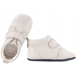 Emel N102-1 Niechodki Niemowlęce Skóra Rzep szare