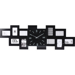 Home Styling Collection Zegar ścienny z 10 czarnymi