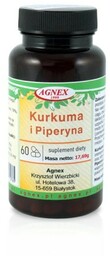 Kurkuma + piperyna 294,75 mg 17,69 g (60kaps.)