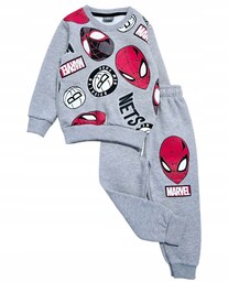 Dres chłopięcy 116 Marvel Spiderman bluza+spodnie komplet dresy