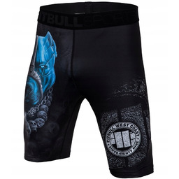 Pit Bull Spodenki Kompresyjne Vale Tudo Szorty Skull