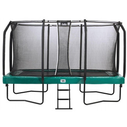 Salta, Trampolina prostokątna do ogrodu z wewnętrzną siatką