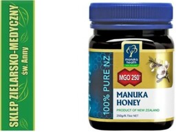 MIÓD MANUKA MGO 250+ 250g Antybakteryjny, Odporność