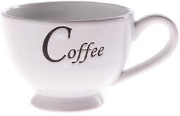 Kubek ceramiczny Coffee 180 ml, biały