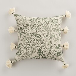 Poszewka na poduszkę Tassel Nomad Floral 45x45 cm,