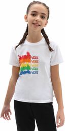 t-shirt dziecięcy VANS GIRLS ILLUSIONAL TEE White