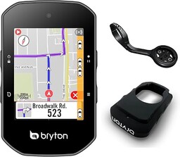 Bryton S500E komputer rowerowy GPS, czarny, 84 x