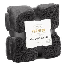 Eurofirany Koc narzuta 150x200 Tedy stalowy dwustronny