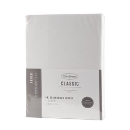 Eurofirany Prześcieradło jersey 3 z gumką 120x200 kremowe