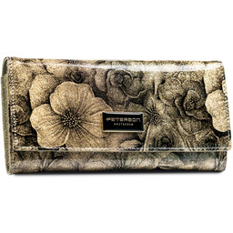 Portfel damski Peterson PTN PS401-FDS złoty