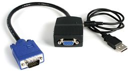 StarTech.com 2-portowy rozdzielacz wideo VGA (rozgałęźnik monitora