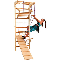 Drewniana Drabinka Gimnastyczna Rinagym Kinder 3  Zestaw